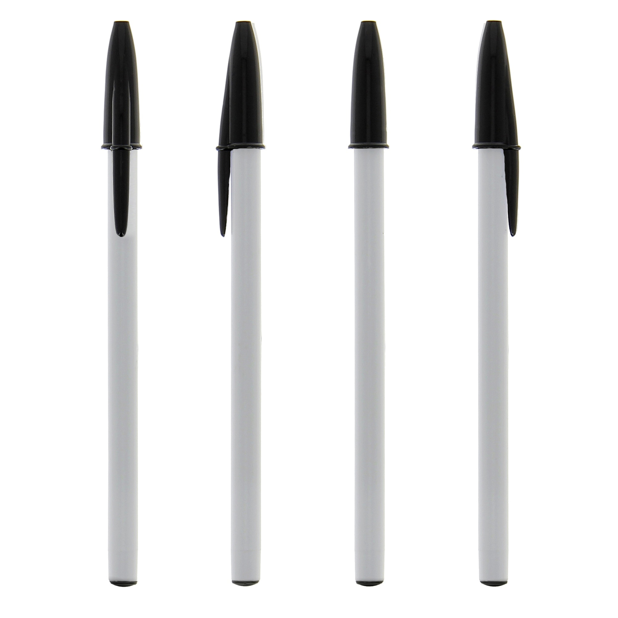 Stylo bille publicitaire BIC® Style Blanc - Noir - Encre noire